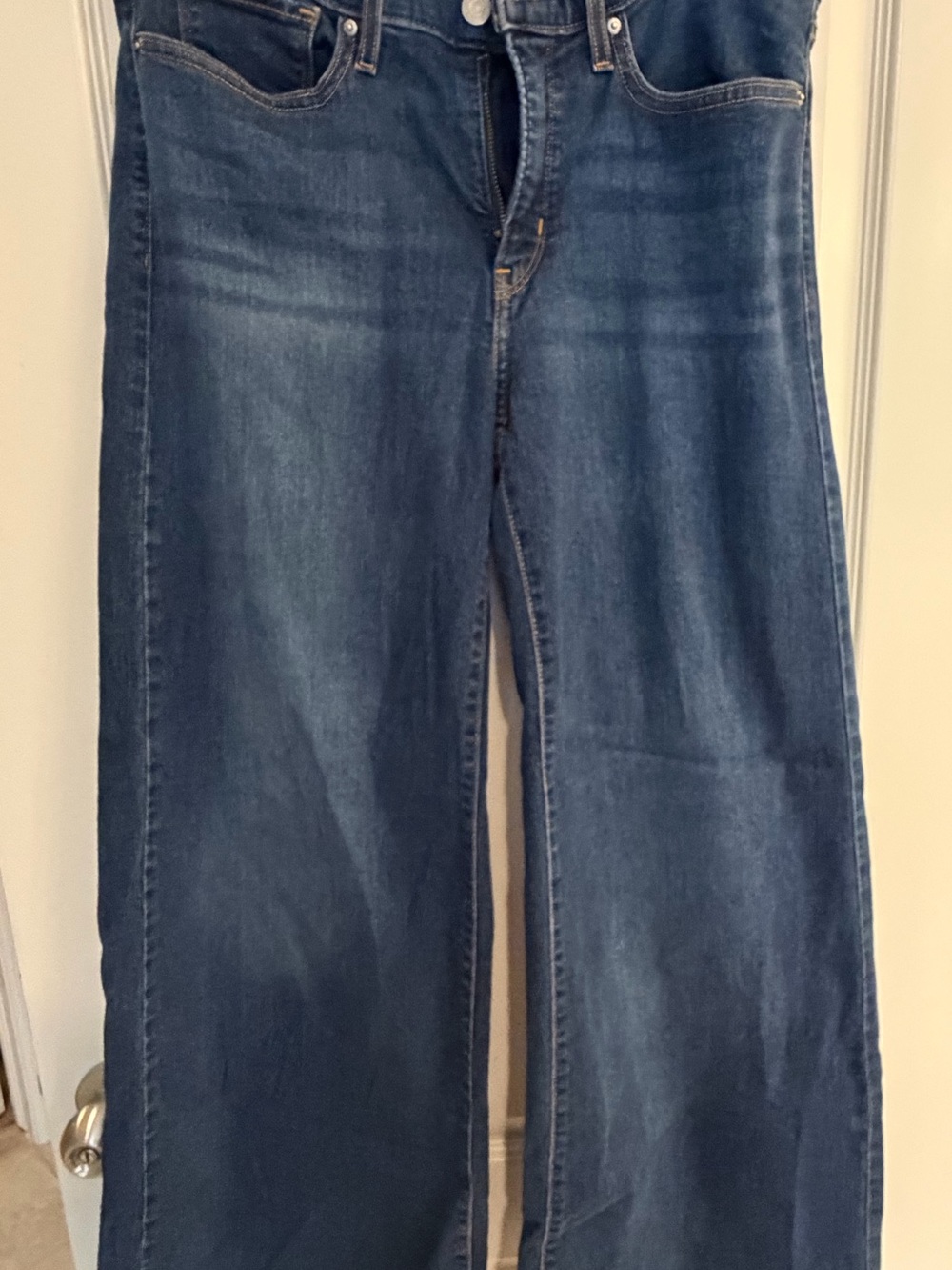Levi's Women's Blue Wide-Leg Jeans